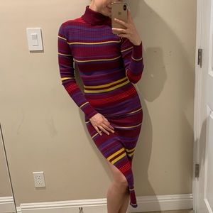 Maxi bodycon sweater dress